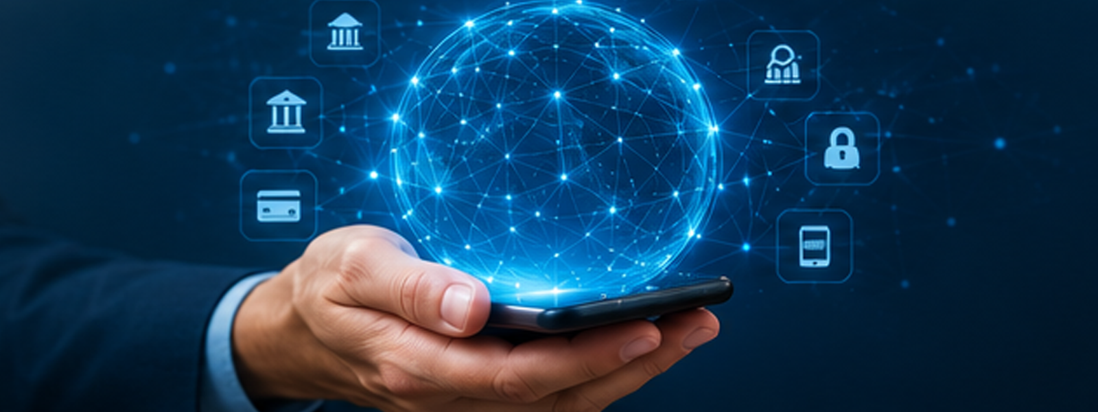 Neutrino presence in the region — digital banking network