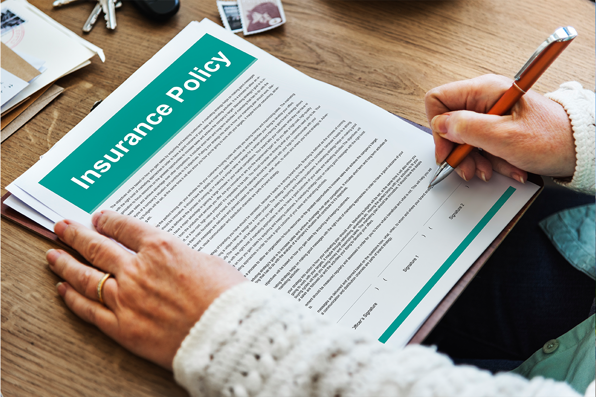 Insurance policy signing